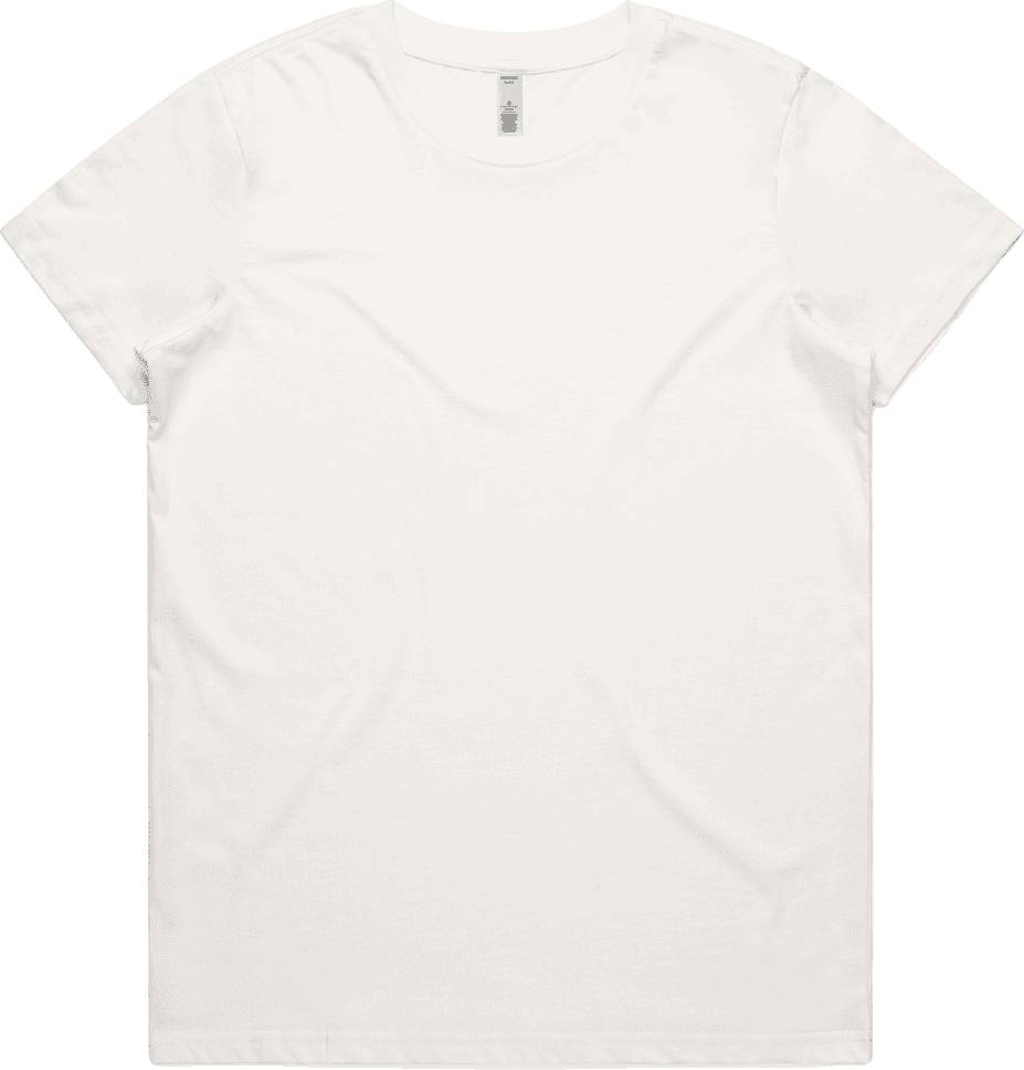 Wo's Basic Tee in Natural