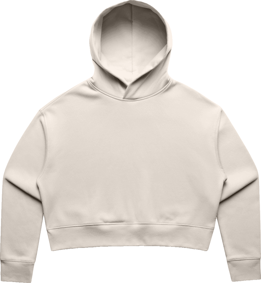 Wo's Relax Crop Hood in Bone