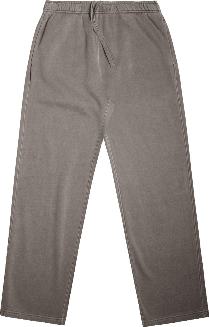 Wo's Relax Faded Cuffless Track Pants in Faded Grey