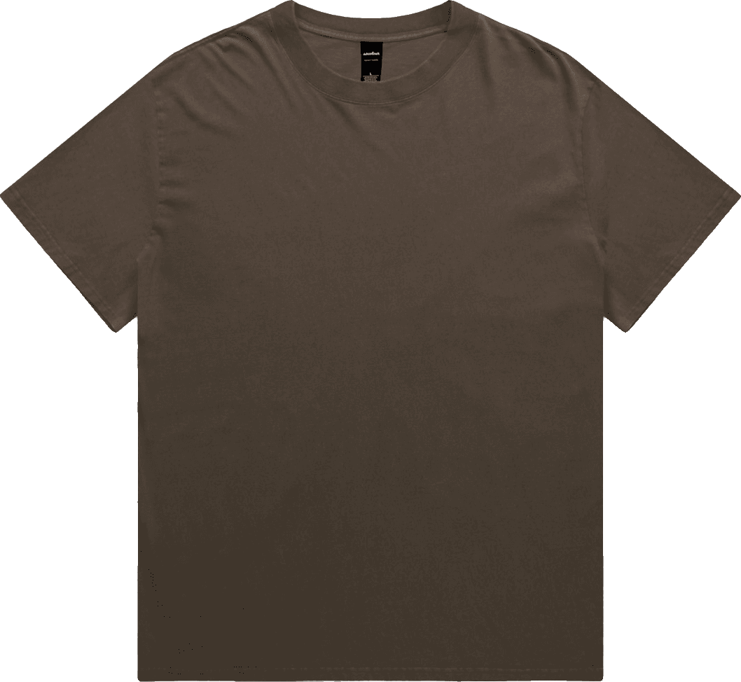 Heavy Faded Tee in Faded Brown